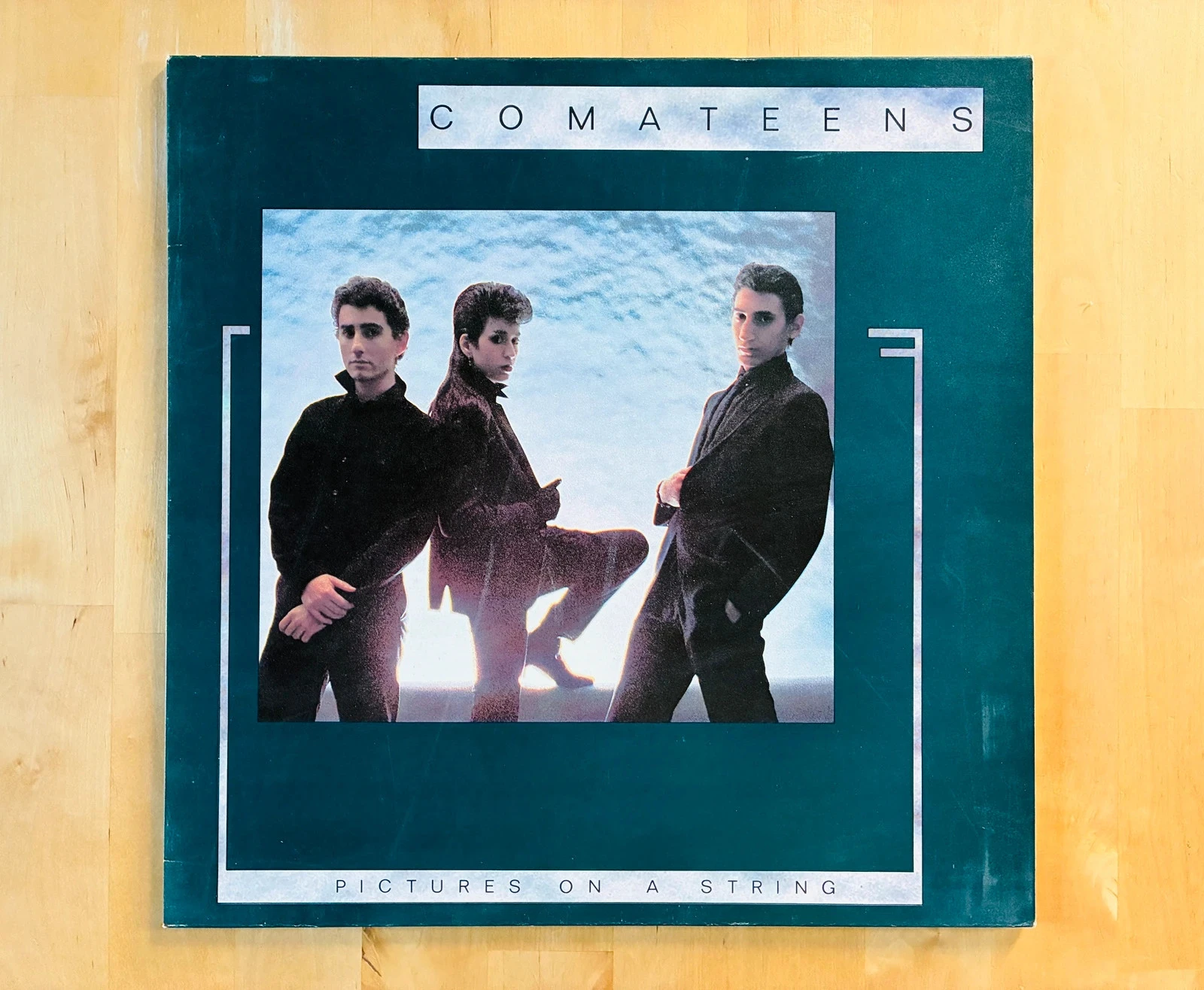 Disque vinyle 33T The Comateens Pictures on a string.